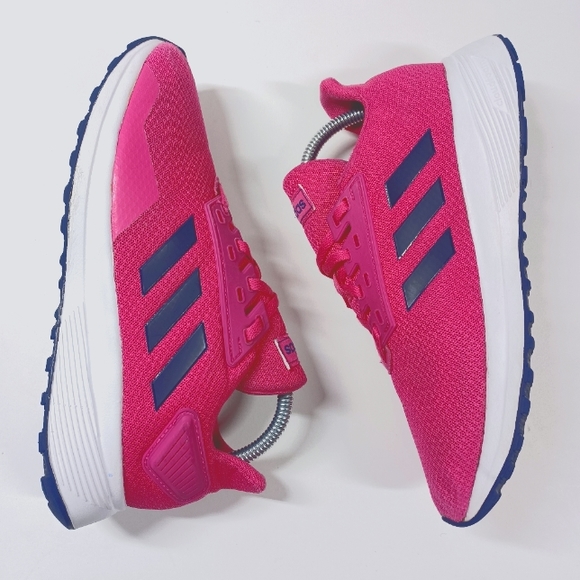 Adidas Duramo 9 Hot Pink Navy Blue Men's Shoes Size 7 Trainers Sneakers - Picture 6 of 11